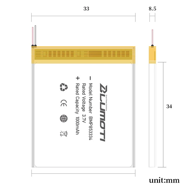 800mah lipo battery